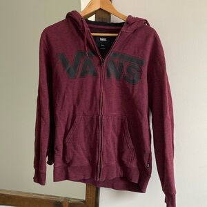 Vans Full Zip Hoodie size small
